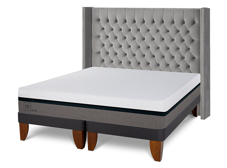 JUEGO DE DORMITORIO CIC CAMA EUROPEA BALANCE SÚPER KING + RESPALDO SESIA - 2