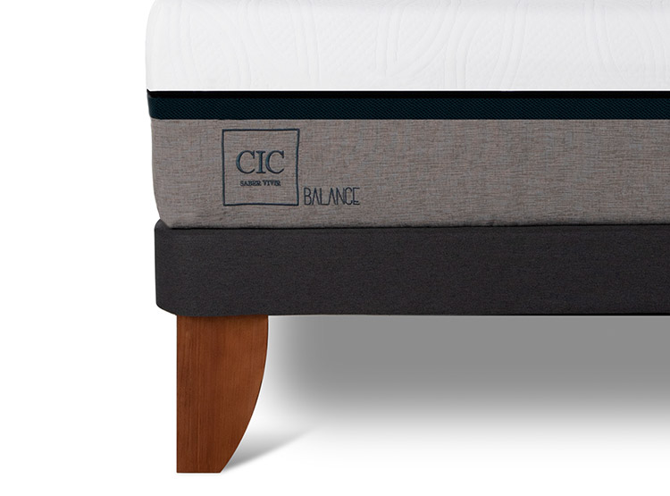 JUEGO DE DORMITORIO CIC CAMA EUROPEA BALANCE BD 2 PLAZAS + RESPALDO SESIA - 9