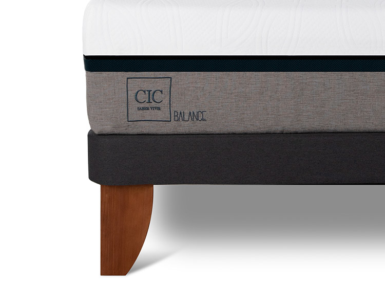 JUEGO DE DORMITORIO CIC CAMA EUROPEA BALANCE BD 2 PLAZAS + RESPALDO SILE - 9