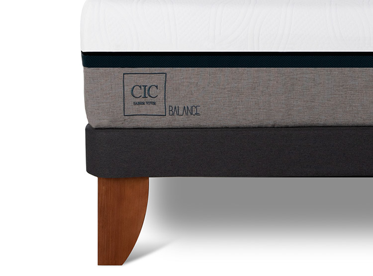 JUEGO DE DORMITORIO CIC CAMA EUROPEA BALANCE KING + RESPALDO DANUBIO - 5