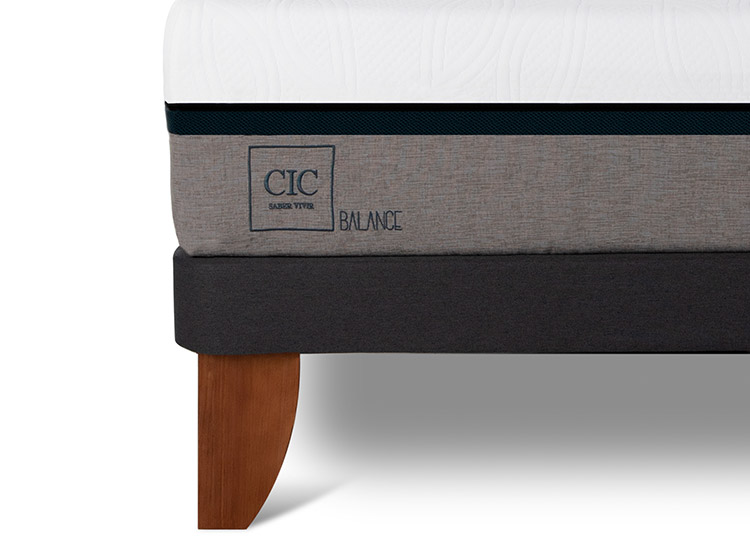 JUEGO DE DORMITORIO CIC CAMA EUROPEA BALANCE KING + RESPALDO EBRO - 7