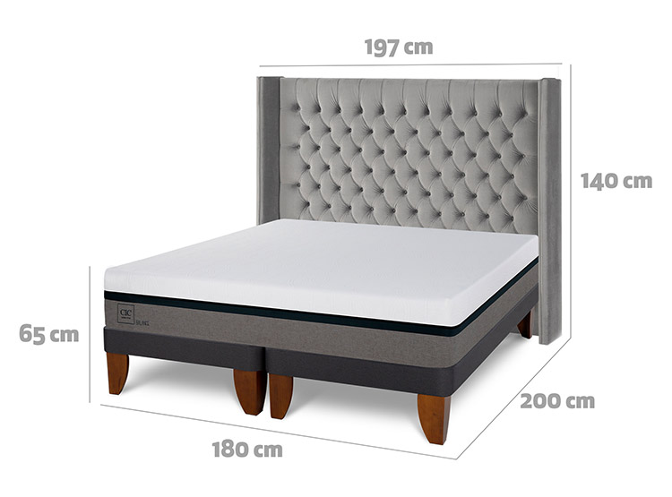 CAMA EUROPEA CIC BALANCE KING + RESPALDO SESIA - 3