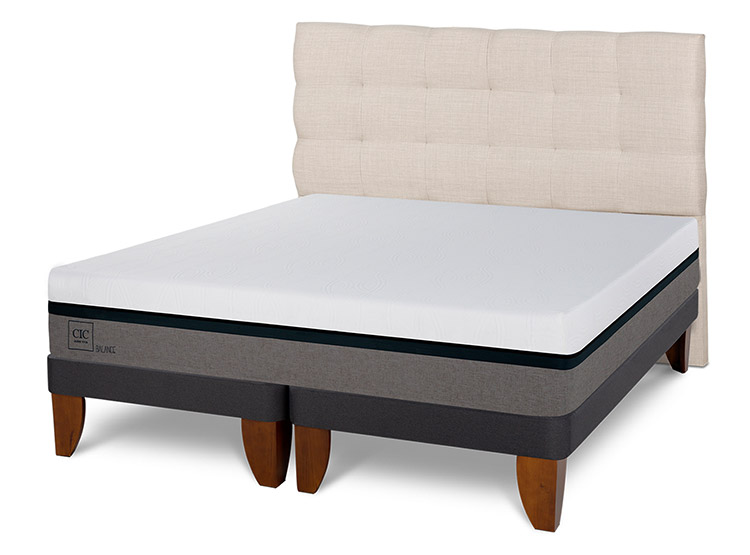 JUEGO DE DORMITORIO CIC CAMA EUROPEA BALANCE SÚPER KING + RESPALDO EBRO - 2