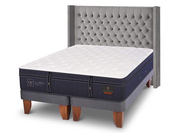 CAMA EUROPEA CIC GRAND PREMIUM KING + RESPALDO SESIA - 2