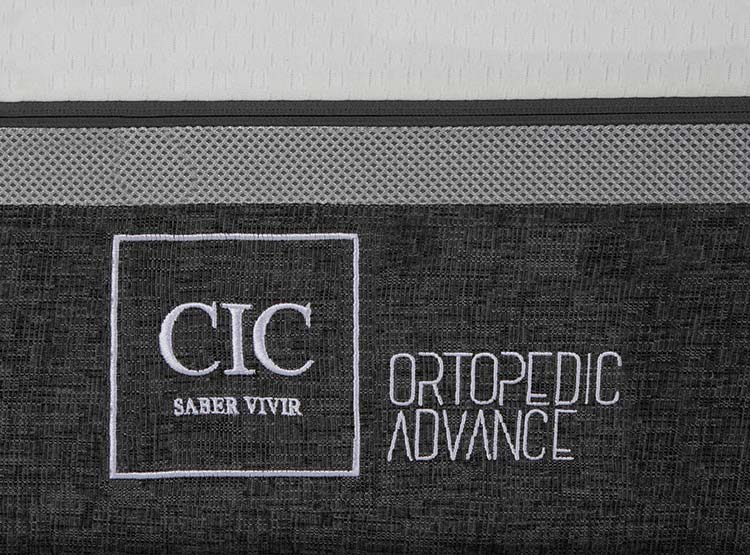 JUEGO DE DORMITORIO CIC CAMA EUROPEA ORTOPEDIC ADVANCE BD 2 PLAZAS + RESPALDO TIBER - 7