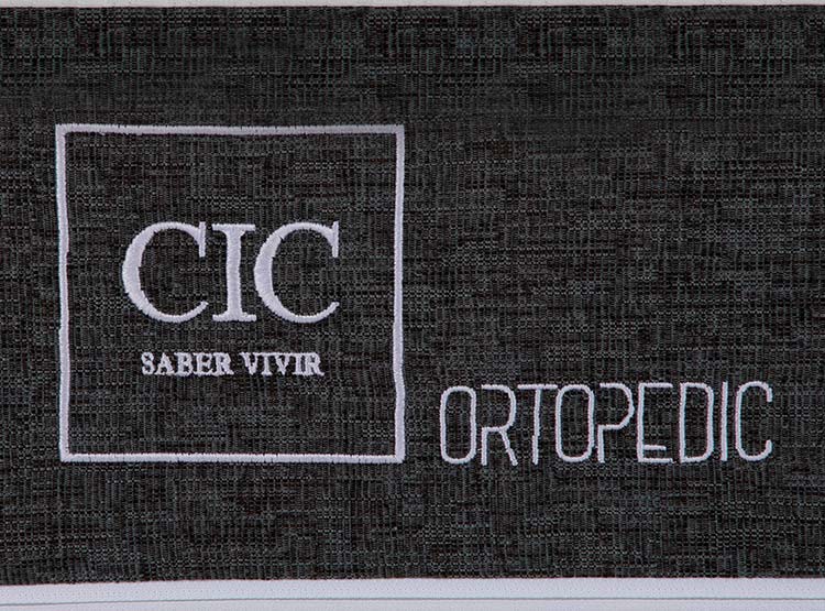 JUEGO DE DORMITORIO CIC CAMA EUROPEA ORTOPEDIC 1.5 PLAZAS + RESPALDO DANUBIO - 7