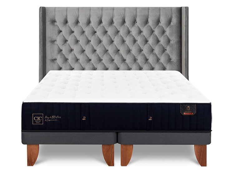 CAMA EUROPEA CIC PREMIUM KING + RESPALDO SESIA - 1
