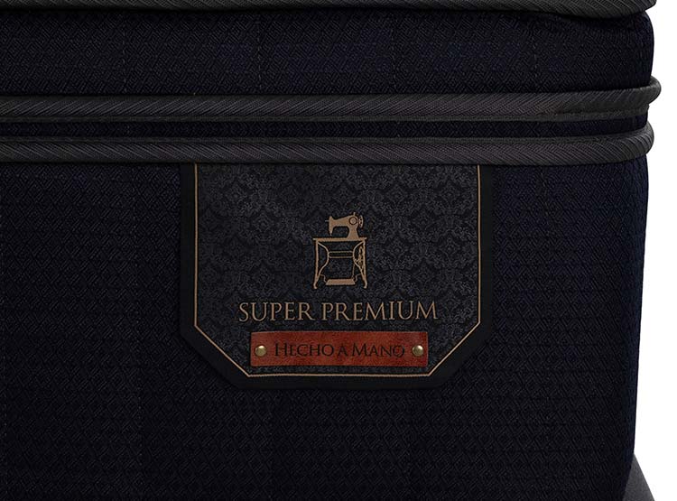 JUEGO DE DORMITORIO CIC CAMA EUROPEA SUPER PREMIUM SÚPER KING + RESPALDO PANARO - 7