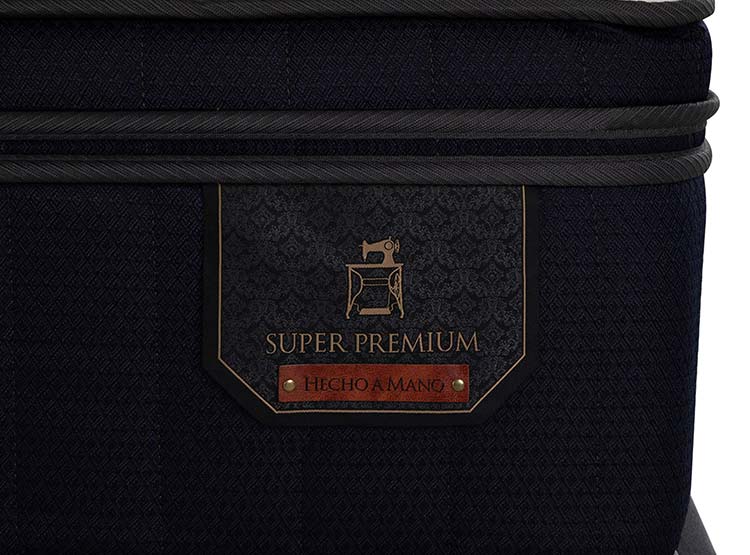 JUEGO DE DORMITORIO CIC CAMA EUROPEA SUPER PREMIUM SÚPER KING + RESPALDO EBRO - 7