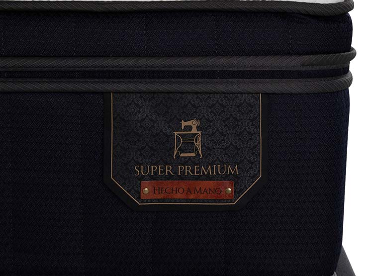 JUEGO DE DORMITORIO CIC CAMA EUROPEA SUPER PREMIUM BD 2 PLAZAS + RESPALDO SESIA - 7