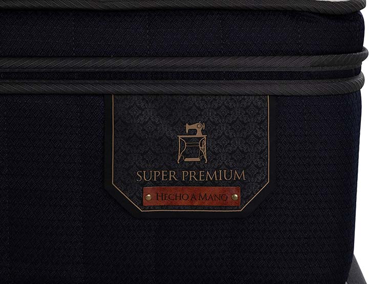 JUEGO DE DORMITORIO CIC CAMA EUROPEA SUPER PREMIUM KING + RESPALDO EBRO - 7