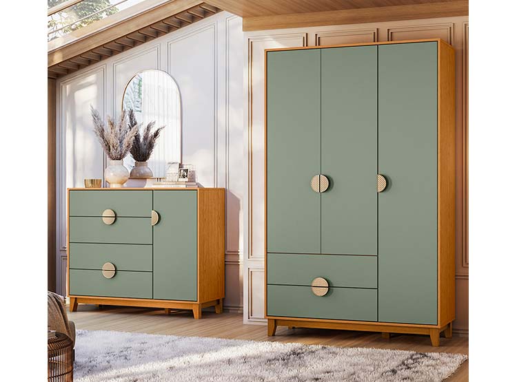 CLOSET VEKKA HOME IPE SALVIA 3P 2C - 8
