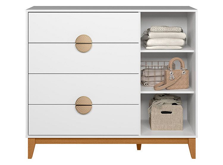 CÓMODA VEKKA HOME IPE LIGHT 1P 4C - 2