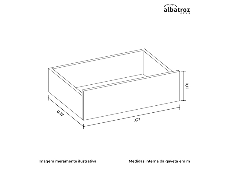 CÓMODA VEKKA HOME IPE LIGHT 1P 4C - 5