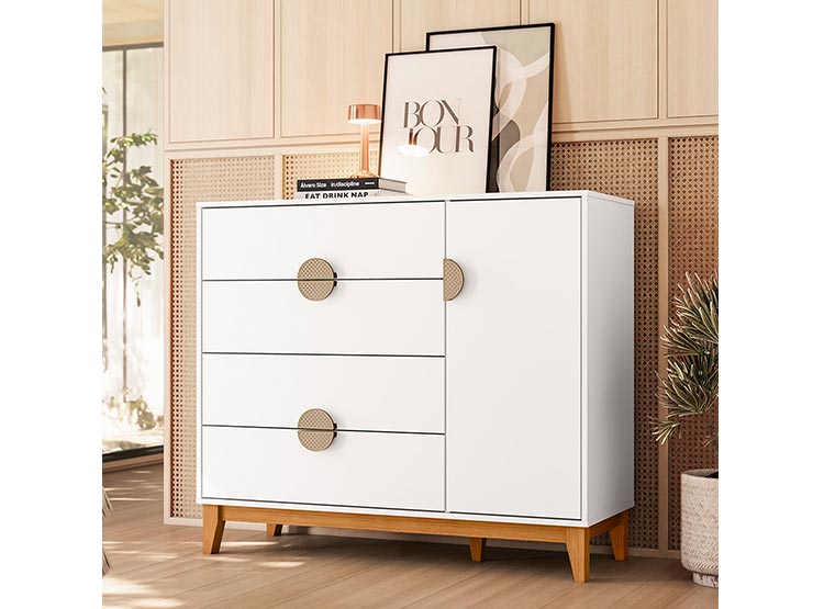 CÓMODA VEKKA HOME IPE LIGHT 1P 4C - 7