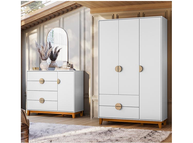 CÓMODA VEKKA HOME IPE LIGHT 1P 4C - 8