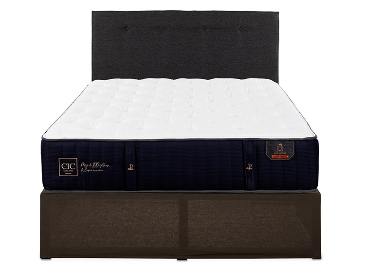 CAMA EUROPEA CIC IRON SMART PREMIUM 2 PLAZAS + RESPALDO - 1