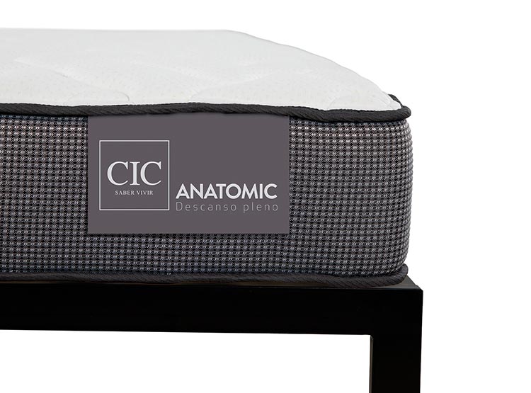CAMA EUROPEA CIC IRON SMART ANATOMIC 2 PLAZAS + RESPALDO - 4