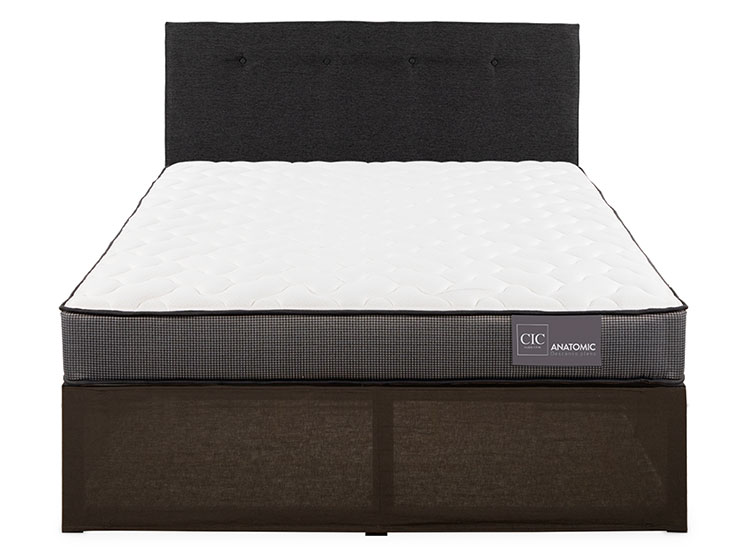 CAMA EUROPEA CIC IRON SMART ANATOMIC 2 PLAZAS + RESPALDO - 1