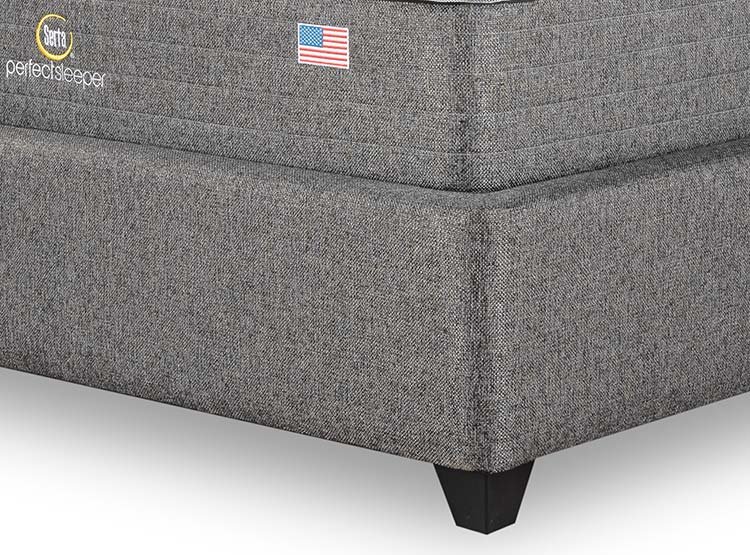 CAMA SERTA BGN PERFECT SLEEPER B/D 2 PL + RESPALDO TIGN GRIS - 7