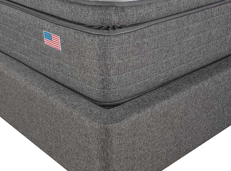 CAMA SERTA BGN PERFECT SLEEPER B/D 2 PL + RESPALDO TIGN GRIS - 8