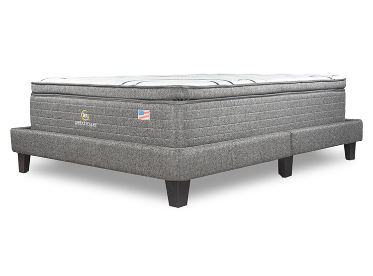 CAMA SERTA LNT PERFECT SLEEPER B/D 2 PL + RESPALDO TIGN GRIS - 3