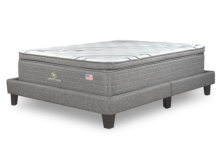 CAMA SERTA LNT PERFECT SLEEPER B/D 2 KING + RESPALDO TIBET GRIS - 2