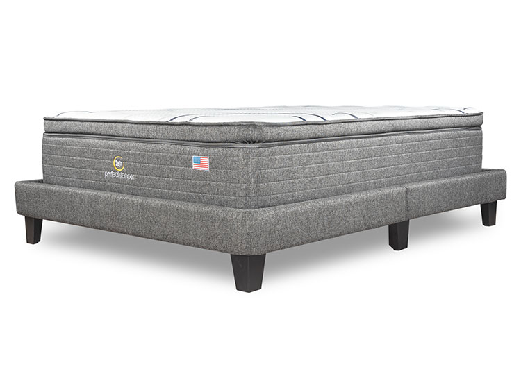 CAMA SERTA LNT PERFECT SLEEPER B/D 2 KING + RESPALDO TIBET GRIS - 3