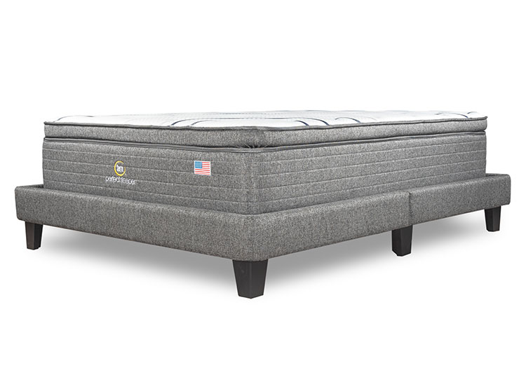CAMA SERTA LOWNEST PERFECT SLEEPER B/D 2 PL GRIS - 3
