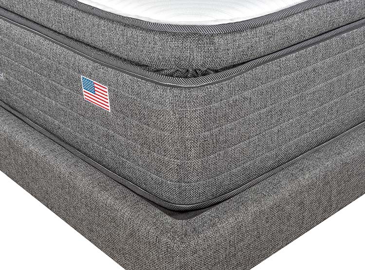 CAMA SERTA LOWNEST PERFECT SLEEPER B/D 2 PL GRIS - 5