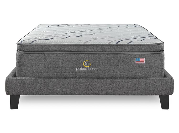 CAMA SERTA LOWNEST PERFECT SLEEPER B/D 2 PL GRIS - 1