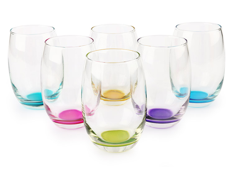 SET VASOS RIPLEY HOME COLOR BAJO X6 - 1