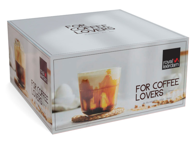 SET VASOS ROYAL LEERDMAN AMERICAN COFFEE X4 - 3