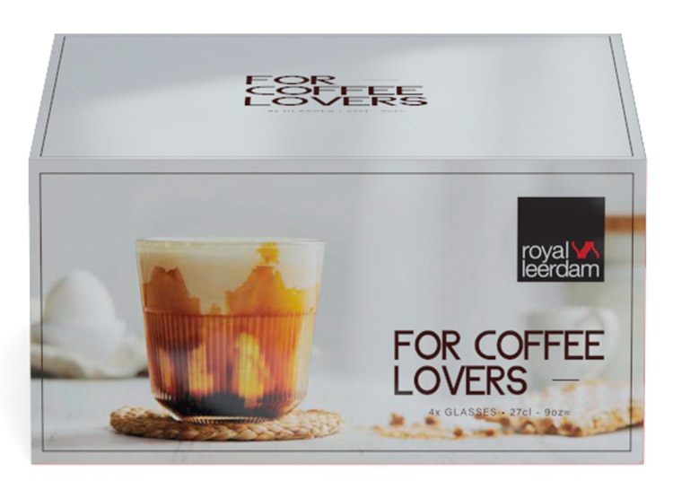 SET VASOS ROYAL LEERDMAN AMERICAN COFFEE X4 - 4