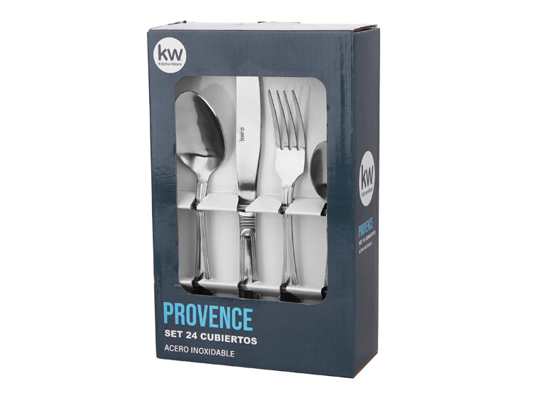 SET DE CUBIERTOS KITCHENWARE PROVENCE X24 - 2