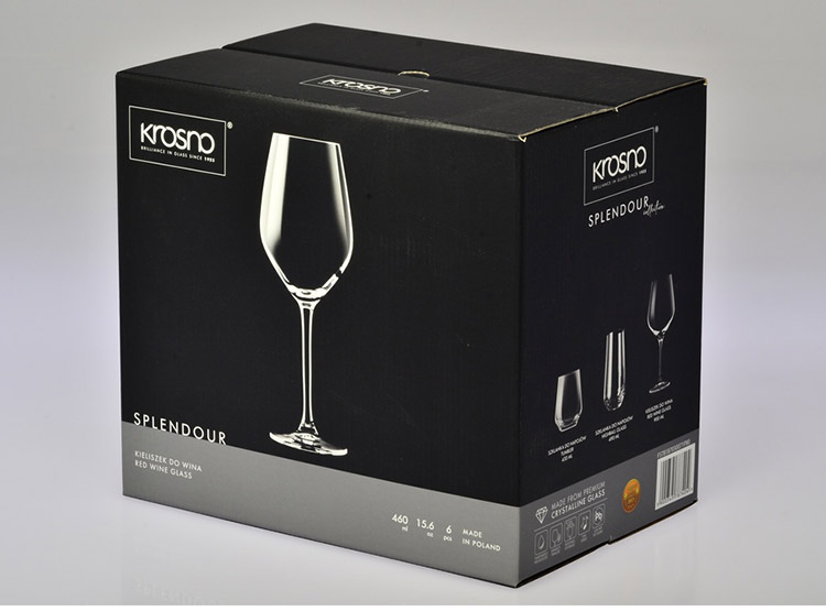 SET 6 COPAS KROSNO SPLENDOUR VINO VIDRIO TRANSPARENTE 300 ML - 3