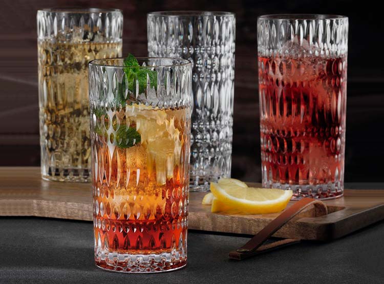 SET 4 VASOS NACHTMANN ETHNO LONGDRINK TRANSPARENTE - 7