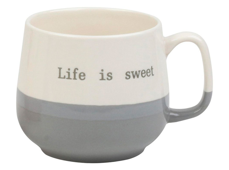 SET MUGS RIPLEY HOME BICOLOR PASTEL FRASE 4 PIEZAS - 4