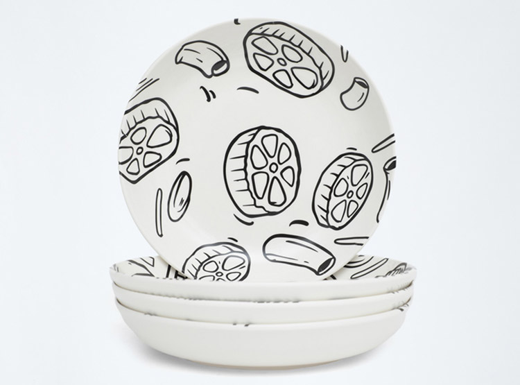 SET BOWLS RIPLEY HOME PASTA NOODLES X4 - 3