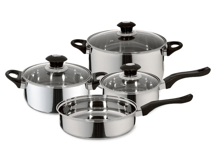 BATERÍA DE COCINA FANTUZZI CORAZZA 7 PIEZAS - 1
