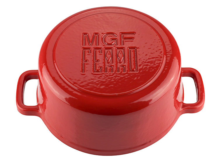 OLLA GUISERA MAGEFESA FERRO 24 ROJO - 3
