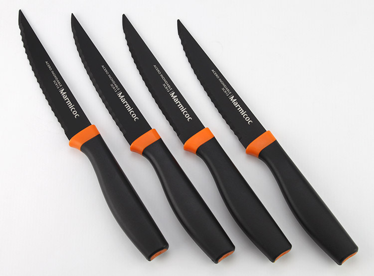 SET CUCHILLOS MARMICOC CARNE BLACK 4 PIEZAS - 4
