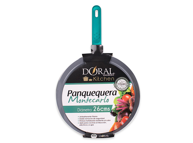 PANQUEQUERA DORAL MONTREAL TURQUESA 26CM - 4