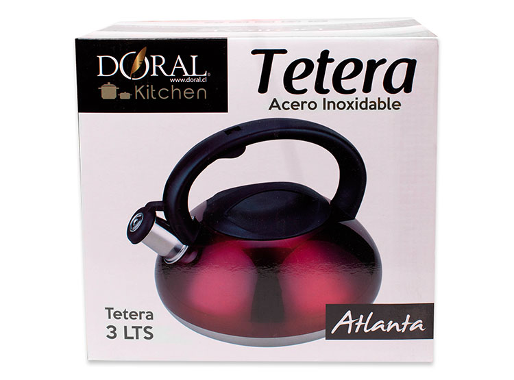 TETERA DORAL ATLANTA ROJO 3LT - 5
