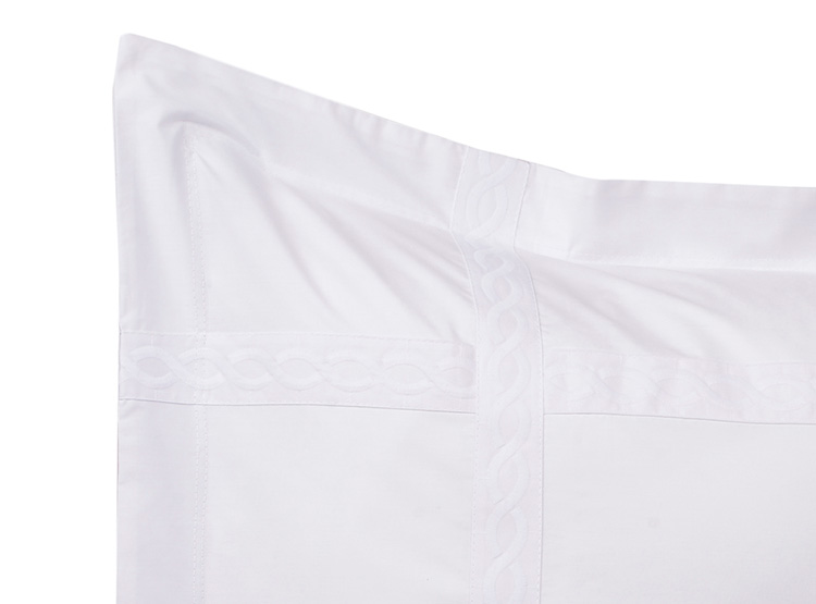 FUNDA ALMOHADA NINA HERRERA TRENZA 70 X 50 CM BLANCO - 2