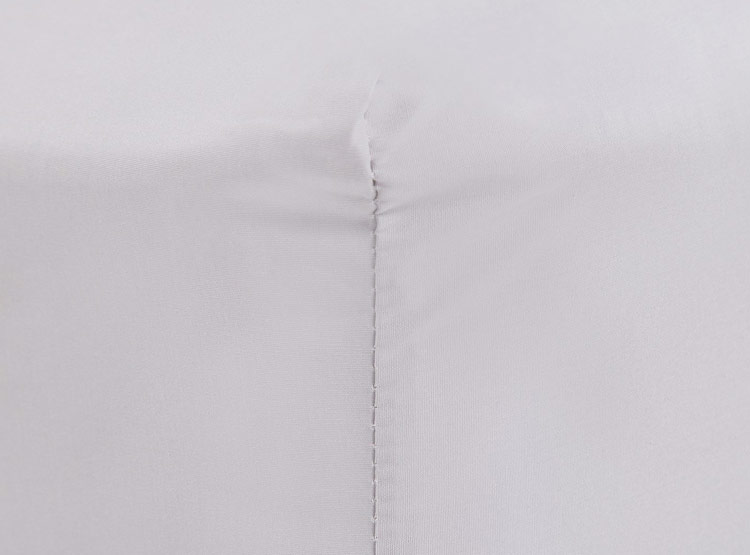 SÁBANA ROYAL SUPREME BAJERA SÚPER KING 300 HILOS ALGODÓN GRIS LISO - 2