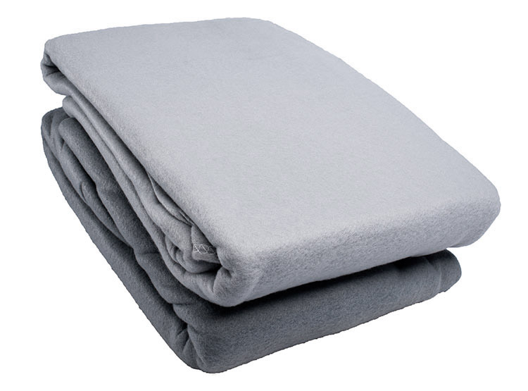 JUEGO DE SABANAS ANDES POLAR BICOLOR GRIS 1.5 PL - 2