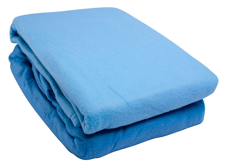 JUEGO DE SABANAS ANDES POLAR BICOLOR AZUL 1.5 PL - 2