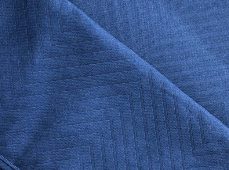 JUEGO DE SABANAS MASHINI EMBOSSED AZUL 2 PL - 2