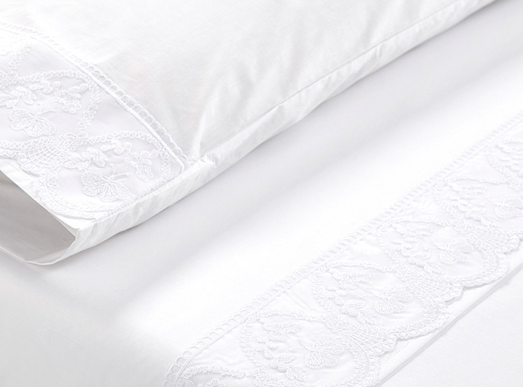 Ripley JUEGO DE SABANAS DIB BRODERIE MALAGA BLANCO SUPER KING